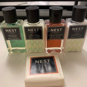 NEST Sicilian Tangerine, Moss and Mint and Bamboo Travel Set
